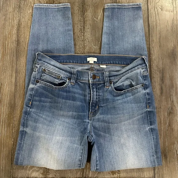 J. Crew Women's Blue Skinny Jeans - Picture 2 of 9